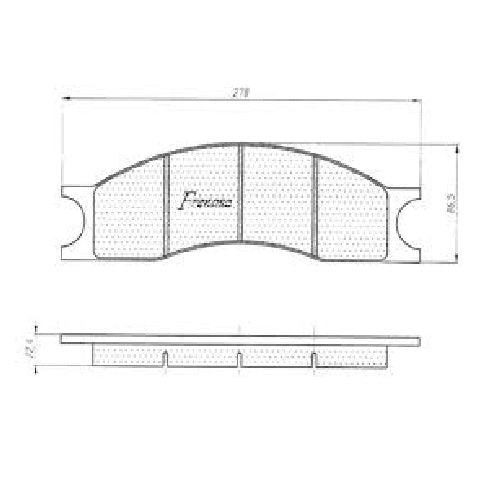 CAT BRAKE DISC PAD  / 8R0821