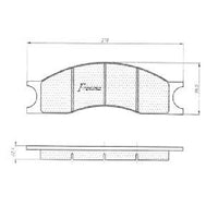CAT BRAKE DISC PAD  / 8R0821